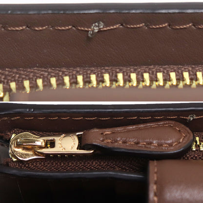COACH コーチ コンパクトウォレット 二つ折り財布 ブラウン C0082 IME74 アウトレット レディース【未使用】【買取品】