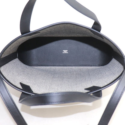 HERMES エルメス トワルアッシュ HアンビエPM 2Wayショルダーバッグ ホワイト ブラック レディース【中古】【美品】