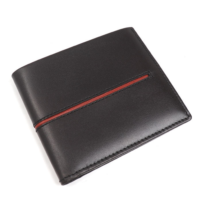 TOD’S トッズ 札入れ 二つ折り財布 ブラウン レッド メンズ【中古】【美品】