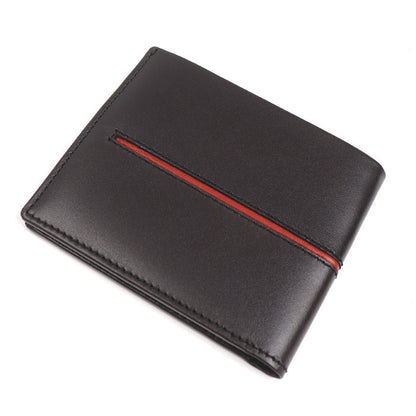 TOD’S トッズ 札入れ 二つ折り財布 ブラウン レッド メンズ【中古】【美品】