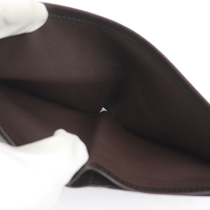 TOD’S トッズ 札入れ 二つ折り財布 ブラウン レッド メンズ【中古】【美品】