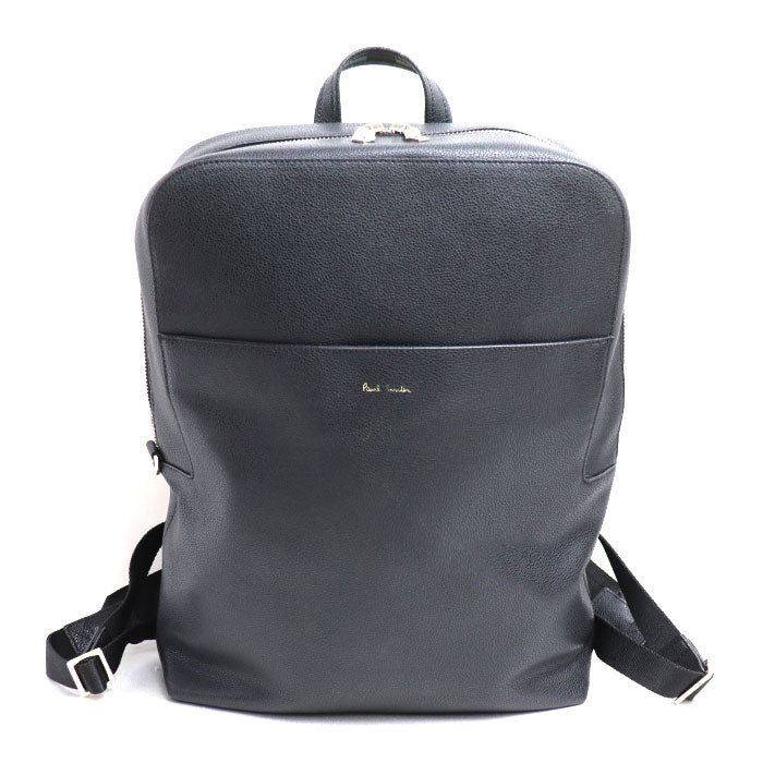 Paul Smith ポール・スミス スクエア バッグパック リュック・デイパック ブラック メンズ【中古】