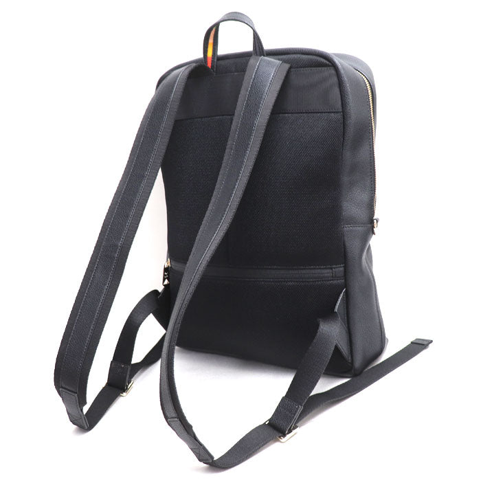 Paul Smith ポール・スミス スクエア バッグパック リュック・デイパック ブラック メンズ【中古】