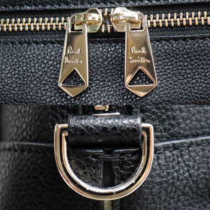 Paul Smith ポール・スミス スクエア バッグパック リュック・デイパック ブラック メンズ【中古】