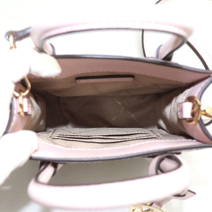 Michael Kors マイケルコース ミニ トート 2Wayショルダーバッグ ピンク ホワイト 35T1GM9C0I レディース【中古】【美品】