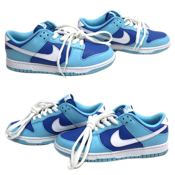 NIKE ナイキ DUNK LOW RETRO QS ARGON スニーカー ブルー DM0121-400 27cm メンズ【中古】【美品】