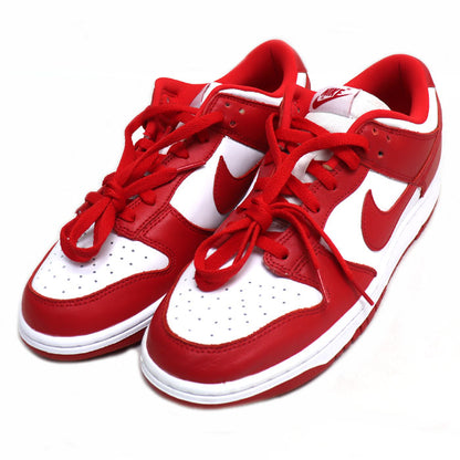 NIKE ナイキ DUNK LOW SP UNIVERSITY RED スニーカー ホワイト レッド CU1727-100 27.5cm メンズ【中古】【美品】