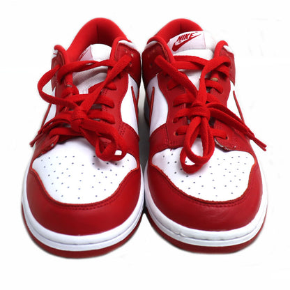 NIKE ナイキ DUNK LOW SP UNIVERSITY RED スニーカー ホワイト レッド CU1727-100 27.5cm メンズ【中古】【美品】