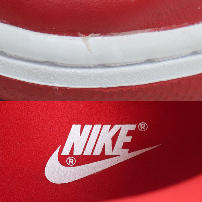 NIKE ナイキ DUNK LOW SP UNIVERSITY RED スニーカー ホワイト レッド CU1727-100 27.5cm メンズ【中古】【美品】