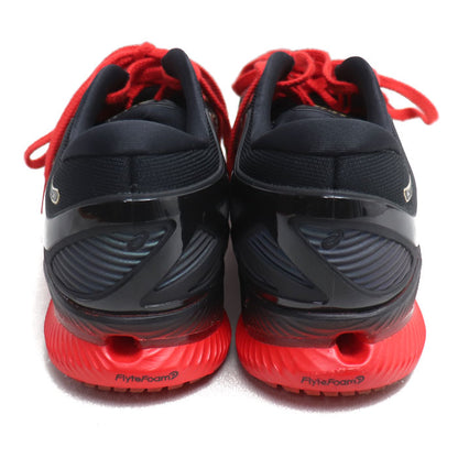 asics アシックス メタライド ランニングシューズ スニーカー ブラック レッド 1011A142 28cm メンズ【中古】