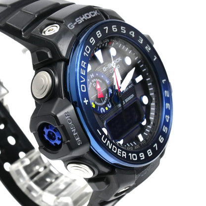 CASIO カシオ G-SHOCK ガルフマスター 腕時計 ソーラー GWN-1000B-1BJF 電波 メンズ【中古】