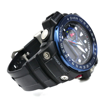 CASIO カシオ G-SHOCK ガルフマスター 腕時計 ソーラー GWN-1000B-1BJF 電波 メンズ【中古】