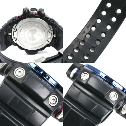 CASIO カシオ G-SHOCK ガルフマスター 腕時計 ソーラー GWN-1000B-1BJF 電波 メンズ【中古】