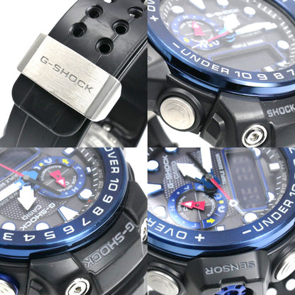 CASIO カシオ G-SHOCK ガルフマスター 腕時計 ソーラー GWN-1000B-1BJF 電波 メンズ【中古】