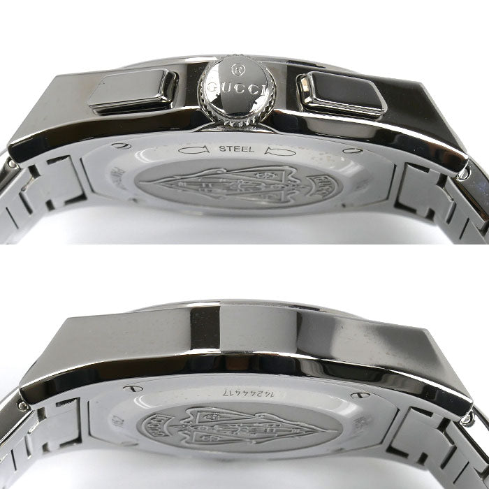 GUCCI グッチ パンテオン クロノグラフ 腕時計 電池式 YA115235/115.2 メンズ【中古】