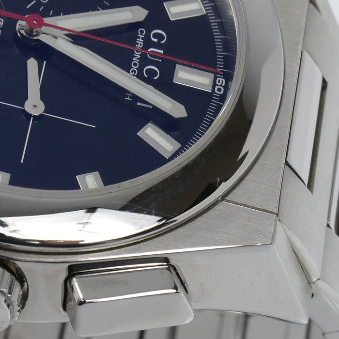 GUCCI グッチ パンテオン クロノグラフ 腕時計 電池式 YA115235/115.2 メンズ【中古】