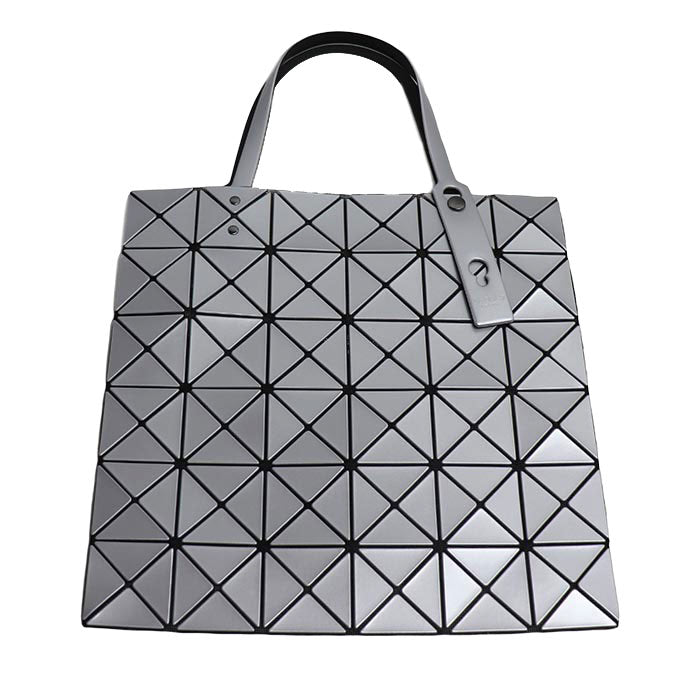 ISSEY MIYAKE イッセイミヤケ バオバオ ルーセント メタリック ハンドバッグ シルバー BB53AG053 メンズ【未使用】【買取品】