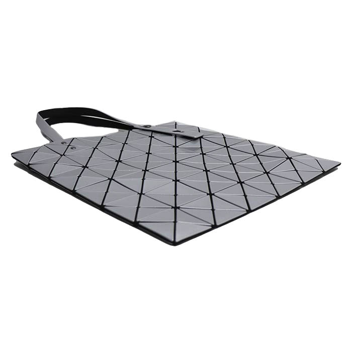 ISSEY MIYAKE イッセイミヤケ バオバオ ルーセント メタリック ハンドバッグ シルバー BB53AG053 メンズ【未使用】【買取品】