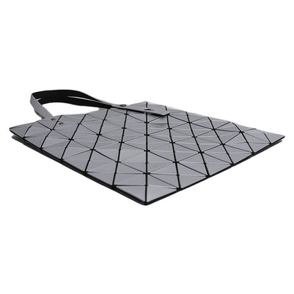 ISSEY MIYAKE イッセイミヤケ バオバオ ルーセント メタリック ハンドバッグ シルバー BB53AG053 メンズ【未使用】【買取品】