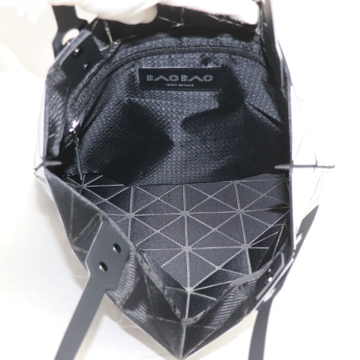 ISSEY MIYAKE イッセイミヤケ バオバオ ルーセント メタリック ハンドバッグ シルバー BB53AG053 メンズ【未使用】【買取品】