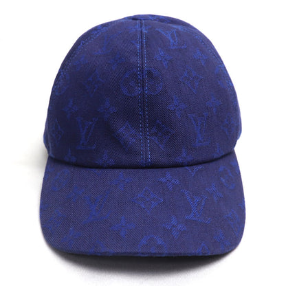 LOUIS VUITTON ルイ・ヴィトン キャスケット モノグラム エッセンシャル キャップ ブルー M77590 NX1221 L ユニセックス【中古】【美品】