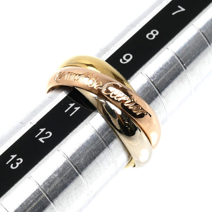 CARTIER カルティエ K18YG/PG/WG les must de Cartier トリニティ リング・指輪 10号 50 7.1g レディース【中古】【美品】