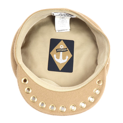HERMES エルメス ヴォーバン セーラー キャスケット ベージュ H232034N 
57 レディース【中古】【美品】