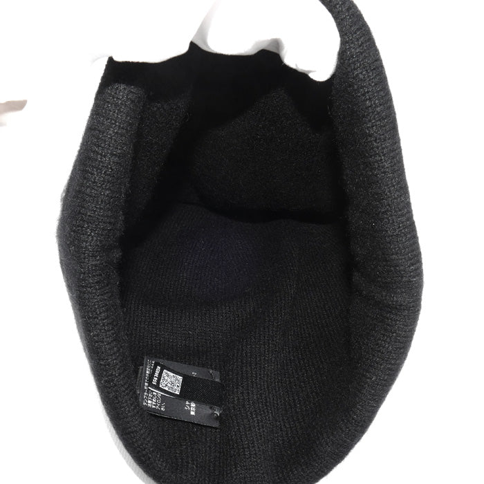 CHANEL シャネル カメリア ニットキャップ ブラック ホワイト AA9508 レディース【中古】【美品】