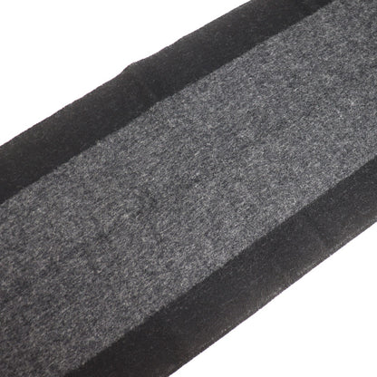 LOUIS VUITTON ルイ・ヴィトン エシャルプ カーディフ マフラー ブラック グレー M70482 AB1128 ユニセックス【中古】