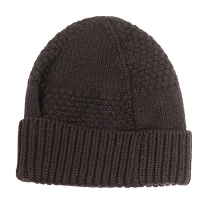 LOUIS VUITTON ルイ・ヴィトン ダミエ レザーパッチ ニットキャップ ブラウン 402775 レディース【中古】