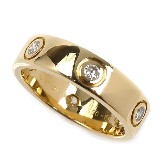 CARTIER カルティエ K18YG イエローゴールド ラブリング クラシック 6P ダイヤ リング・指輪 ダイヤモンド 14号 54 7.5g レディース【中古】【美品】