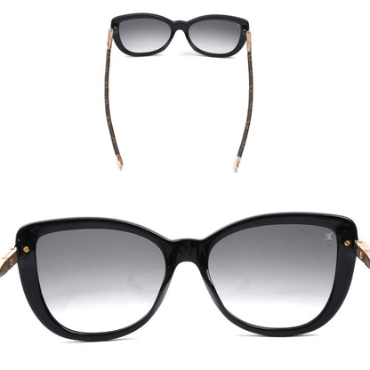 LOUIS VUITTON ルイ・ヴィトン シャルロット モノグラム サングラス ブラック Z0781E 55□17-140 E1107 ユニセックス【中古】