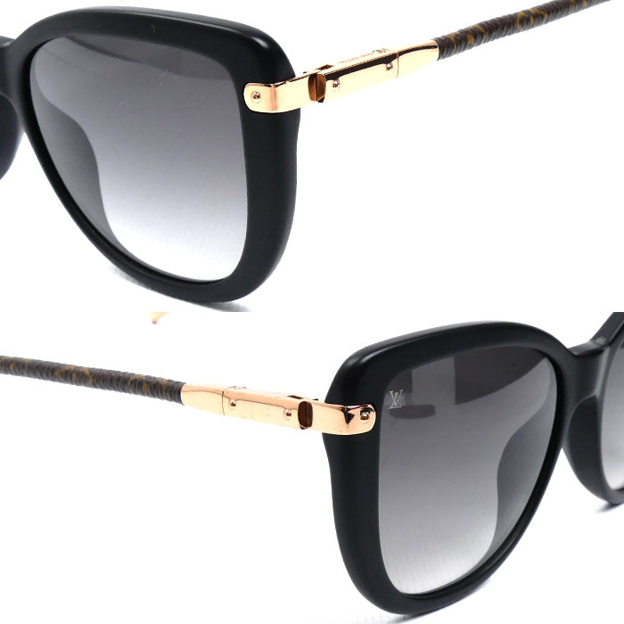 LOUIS VUITTON ルイ・ヴィトン シャルロット モノグラム サングラス ブラック Z0781E 55□17-140 E1107 ユニセックス【中古】