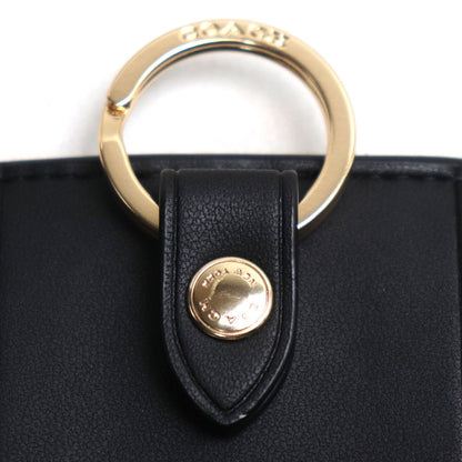 COACH コーチ シグネチャー 5連キーケース キーリング付き キーケース ブラウン F77998 IMAA8 アウトレット品 レディース【中古】【美品】