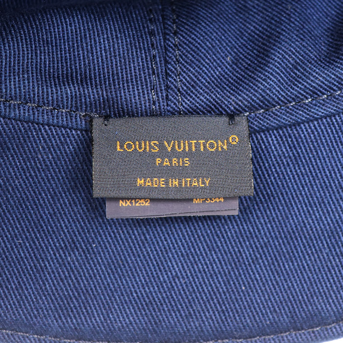 LOUIS VUITTON ルイ・ヴィトン ボネ･モノグラム バンダナ リバーシブル ハット ブルー MP3344 NX1252 ユニセックス【中古】【美品】