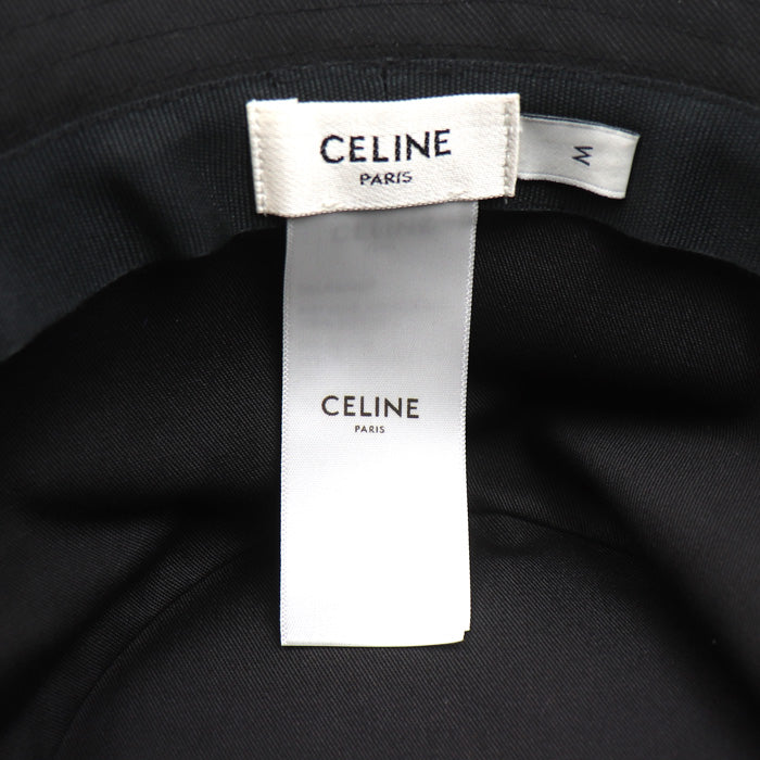 CELINE セリーヌ バケットハット ハット ブラック 2AU5B968P M ユニセックス【中古】【美品】