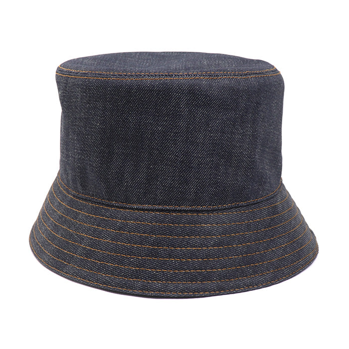 PRADA プラダ バケットハット デニム ハット ネイビー 2HC137 15C7 F0008 L ユニセックス【中古】【美品】