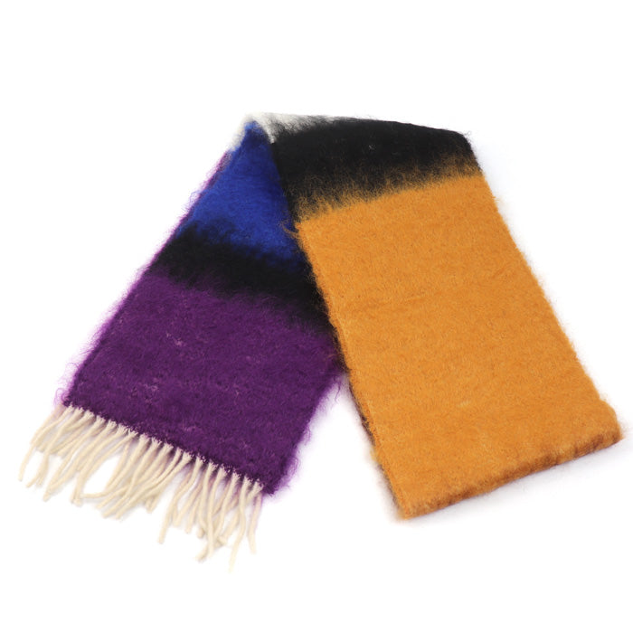 LOEWE ロエベ モヘア マフラー マルチカラー レディース【中古】【美品】