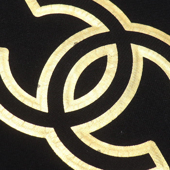 CHANEL シャネル ココマーク ストール マフラー ブラック レディース【中古】【美品】