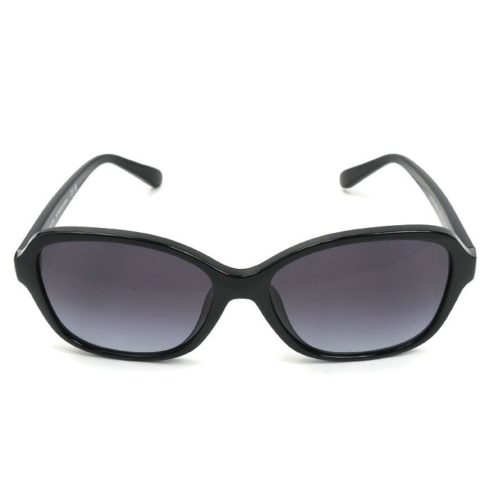 COACH コーチ オーバーサイズド オーバル サングラス ブラック CAE95 56□15 140 3N レディース【中古】