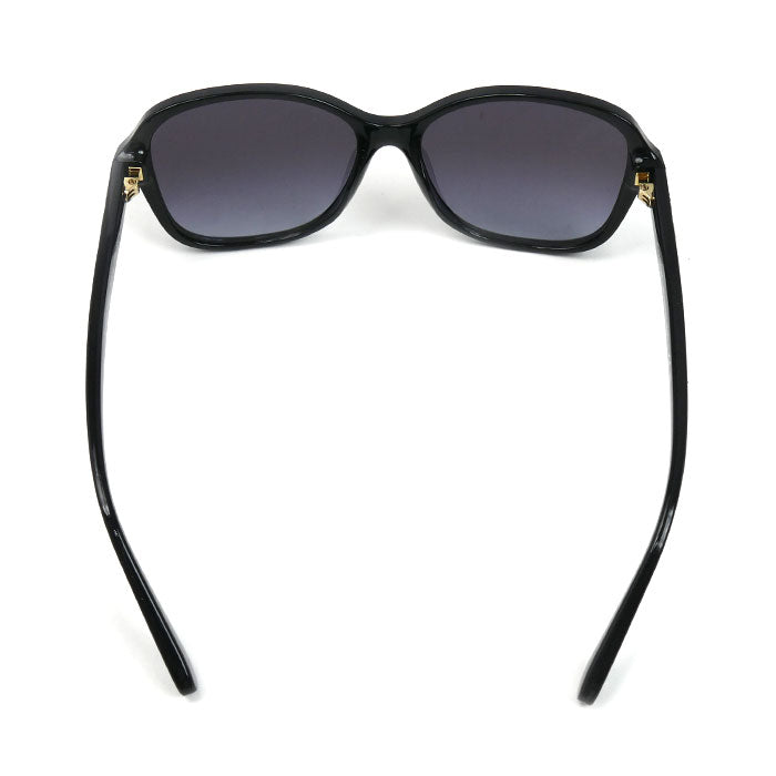 COACH コーチ オーバーサイズド オーバル サングラス ブラック CAE95 56□15 140 3N レディース【中古】