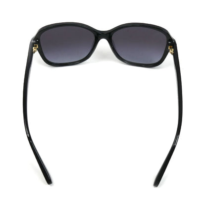 COACH コーチ オーバーサイズド オーバル サングラス ブラック CAE95 56□15 140 3N レディース【中古】