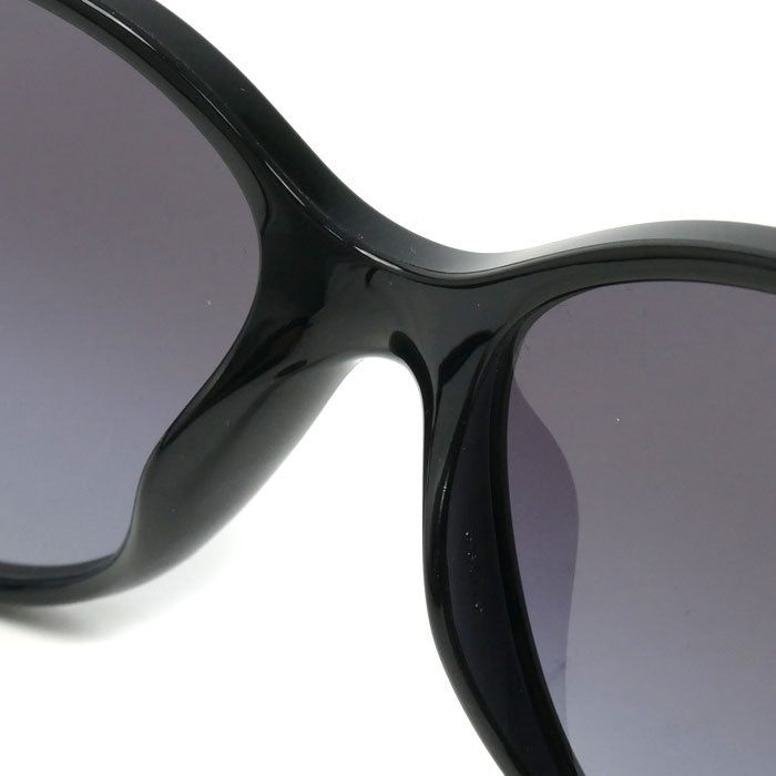 COACH コーチ オーバーサイズド オーバル サングラス ブラック CAE95 56□15 140 3N レディース【中古】