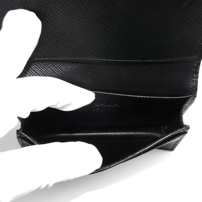 PRADA プラダ サフィアーノ カードケース ブラック 2MC122 QME F0002 メンズ【中古】【美品】