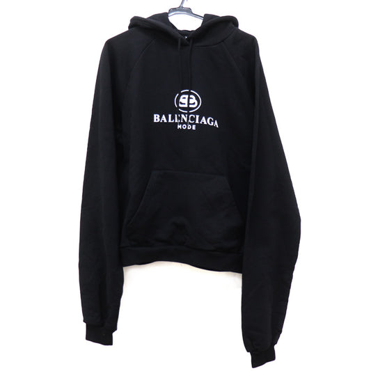BALENCIAGA バレンシアガ パーカー ブラック 571194 L メンズ【中古】