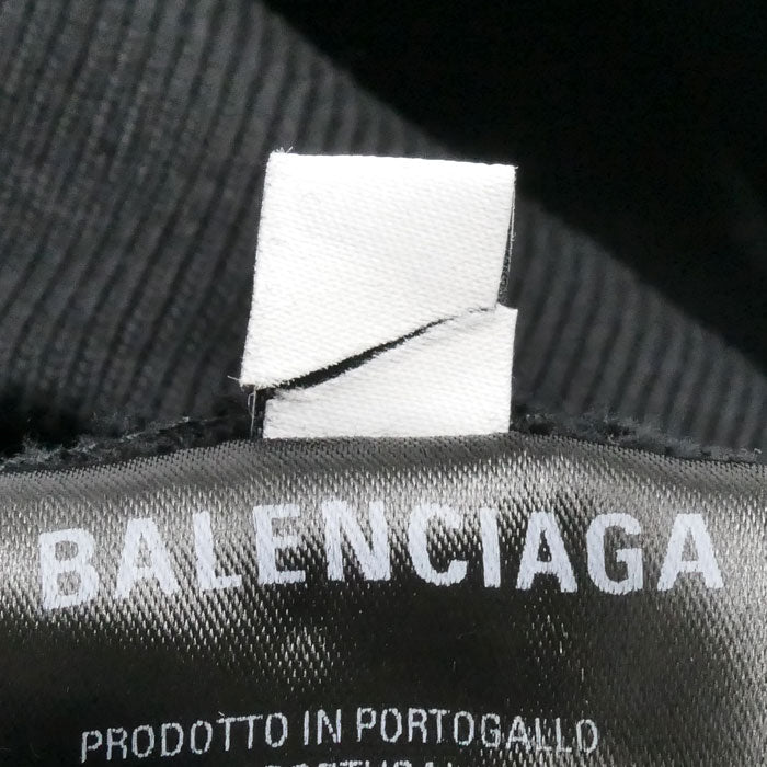 BALENCIAGA バレンシアガ パーカー ブラック 571194 L メンズ【中古】