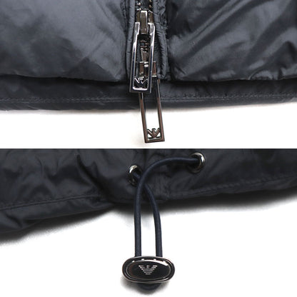 Emporio Armani エンポリオ・アルマーニ ダウンジャケット ブラック :[ 46 メンズ【中古】【美品】