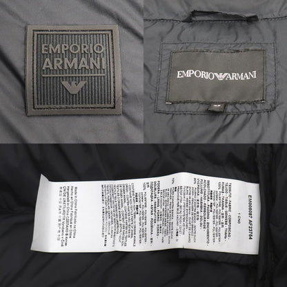 Emporio Armani エンポリオ・アルマーニ ダウンジャケット ブラック :[ 46 メンズ【中古】【美品】