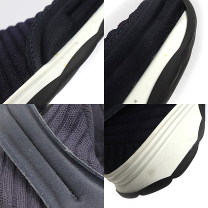 CHANEL シャネル ファブリック ソックスニーカー ココマーク スニーカー ネイビー G33729 
39 レディース【中古】