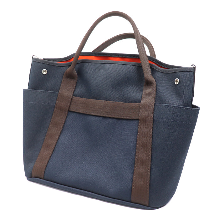 HERMES エルメス サック ド パンサージュ グルーム 2Wayショルダーバッグ ネイビー/フー U刻印 レディース【中古】【極美品】